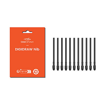 DIGIDRAW Standard Nibs for M3, M5 Pen - 10 Pcs/Pack