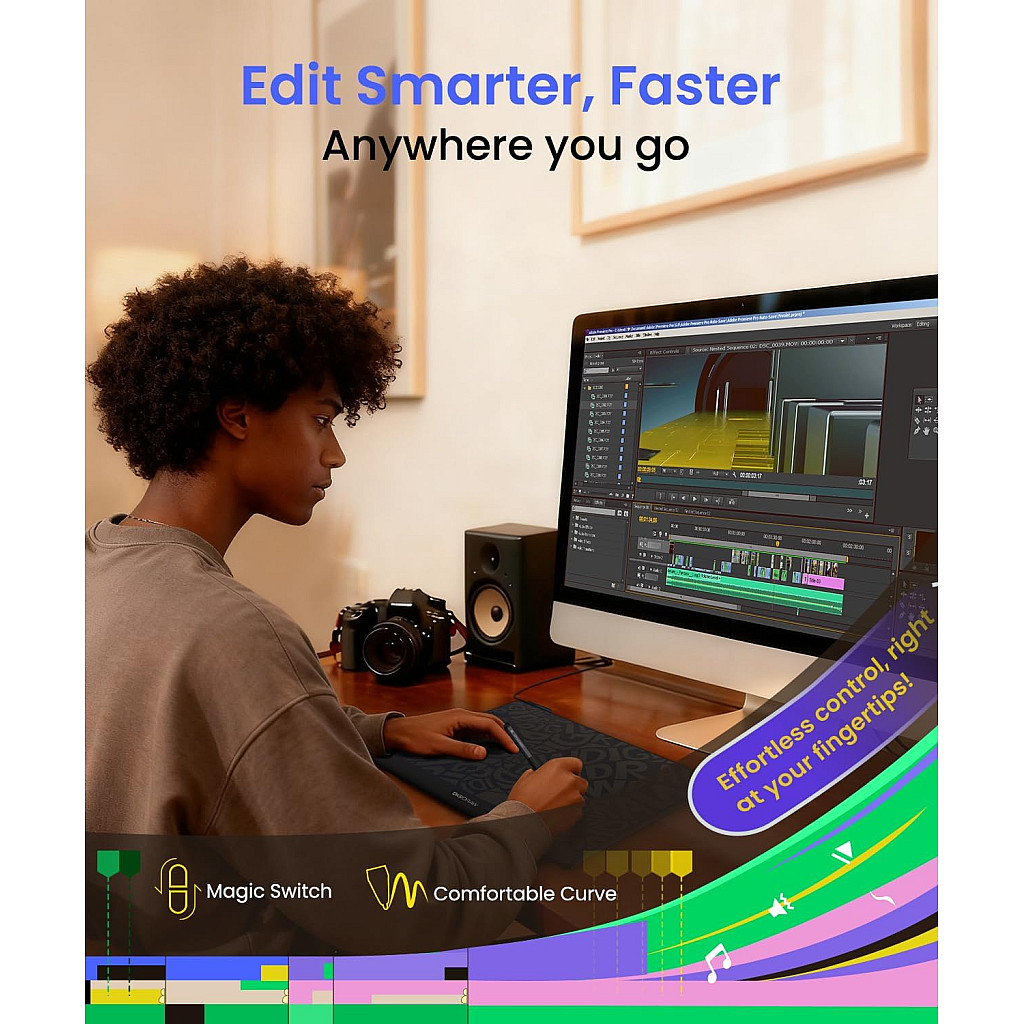 DIGIDRAW Drawing Tablet Turing Basic M - T610 | DGtizers