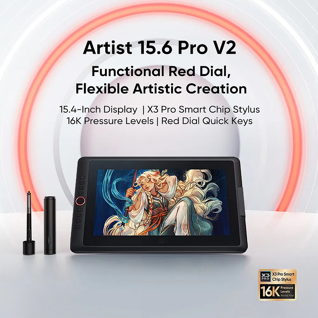 XPPen Artist15.6 Pro V2 - MD160FH | DGtizers