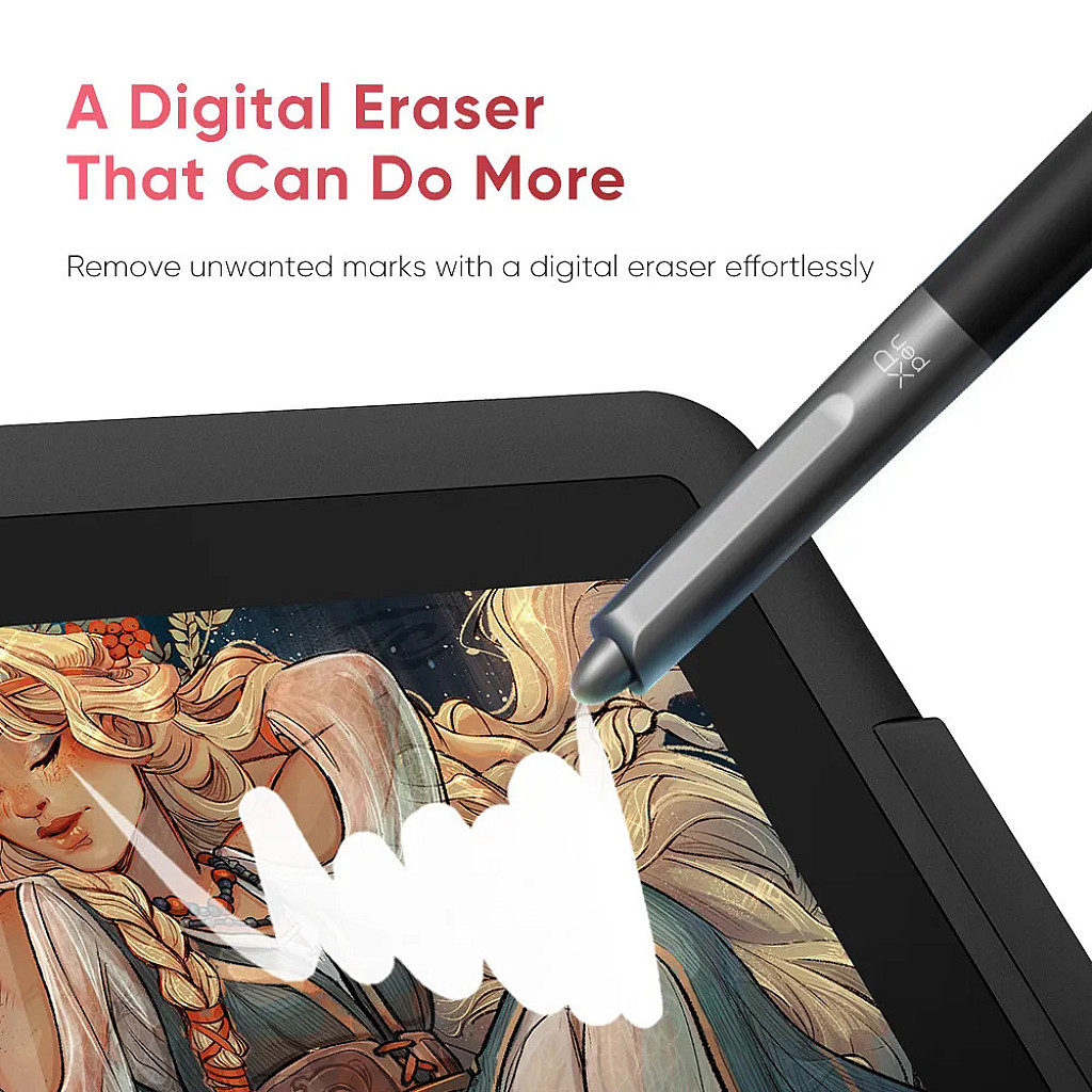 XPPen Artist 15.6 Pro V2 Graphics Tablet with Screen, 16384 Pressure Levels, 15.6 Inch Portable Graphic Display, 8 Hotkeys, Compatible with Windows Chrome OS