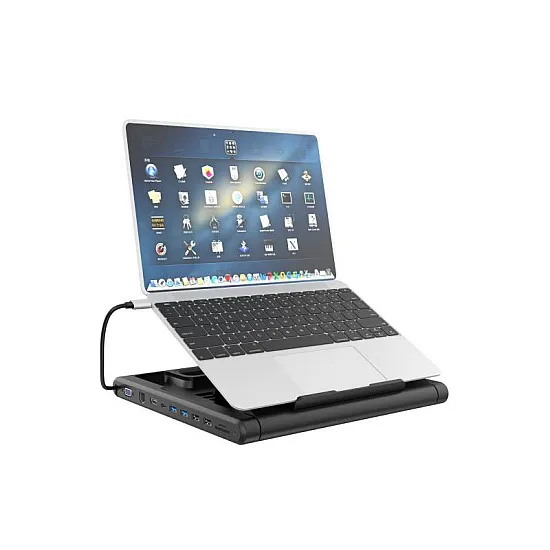 Multi-function Laptop Stand Type-C Docking Stations With Wireless Charger