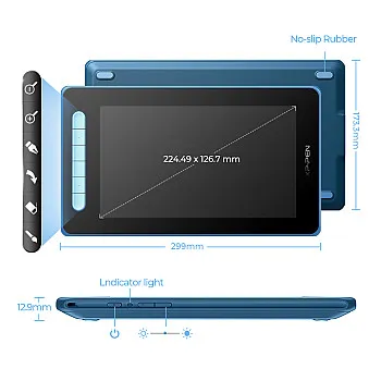 XPPen Artist 10 (2nd Gen) - Blue