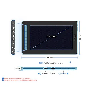XPPen Artist 12 (2nd Gen) - Blue