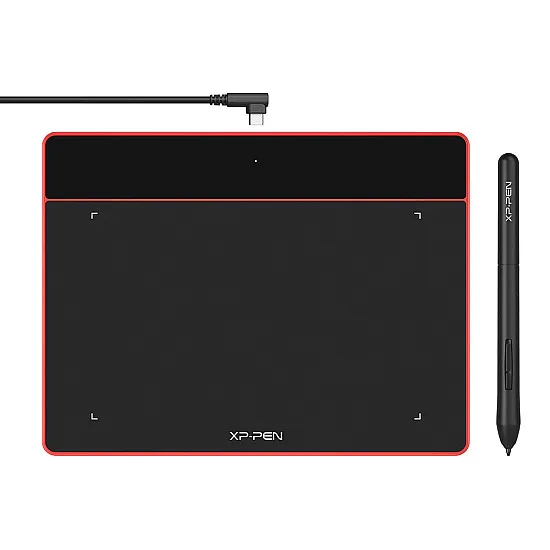 XPPen Deco Fun S (Carmine Red)