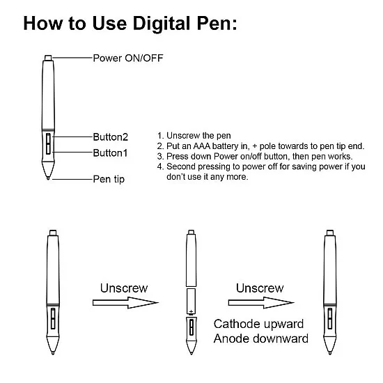 Huion Battery Pen PEN68