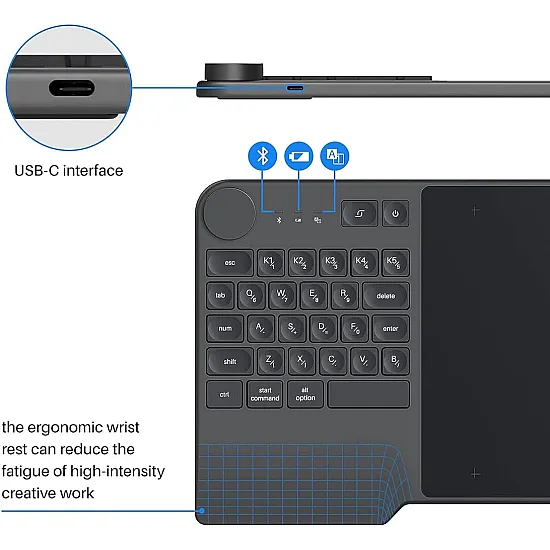Huion Inspiroy Keydial KD200