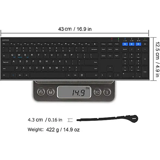 Arteck HB192 Bluetooth Keyboard
