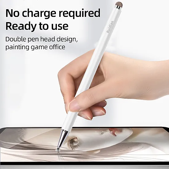 Ruidian Passive Pen Double-Side Tip (White) - B02