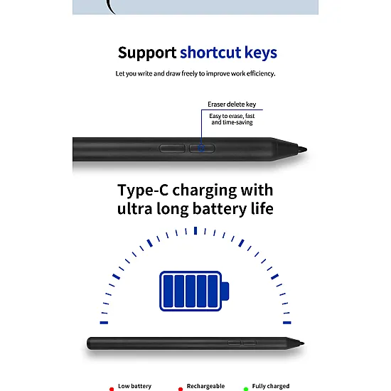 Ruidian USI Active Stylus Pen for Chromebook with Palm Rejection - U4S