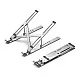 Vention Foldable Laptop Stand Silver Aluminum Alloy Type