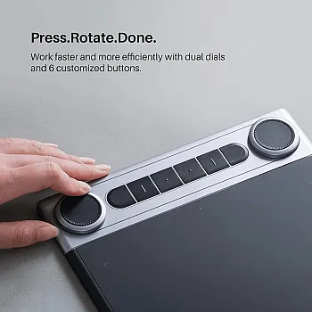 Huion Inspiroy Dial 2 Q630M - black 