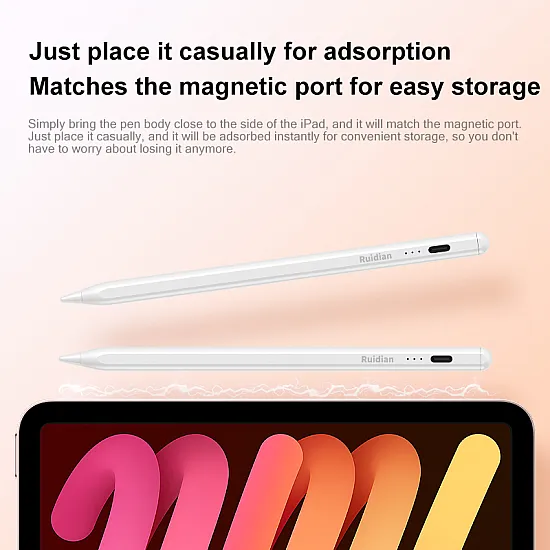 Ruidian Magnetic Active Stylus Pen (White) - Q503