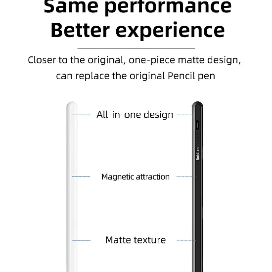 Ruidian Magnetic Active Stylus Pen (Black) - Q503