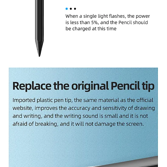 Ruidian Magnetic Active Stylus Pen (Black) - Q503