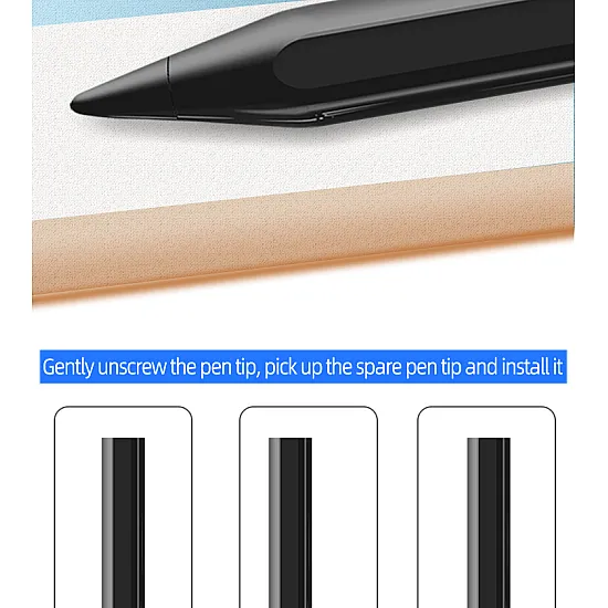 Ruidian Magnetic Active Stylus Pen (Black) - Q503