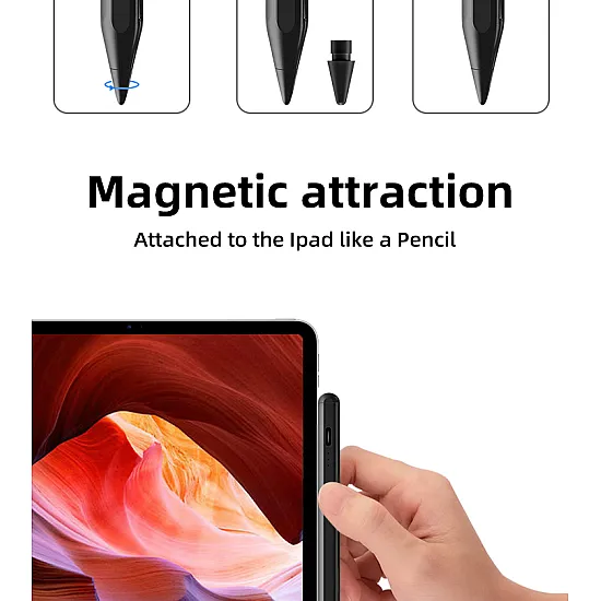 Ruidian Magnetic Active Stylus Pen (Black) - Q503