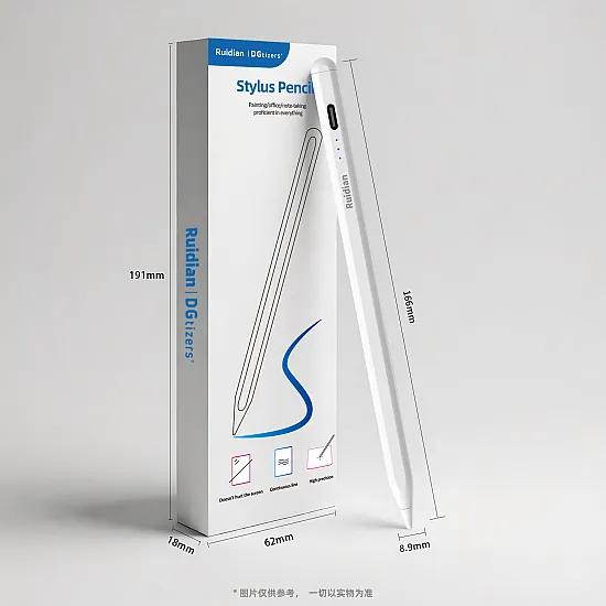 Ruidian Magnetic Active Stylus Pen (White) - Q503