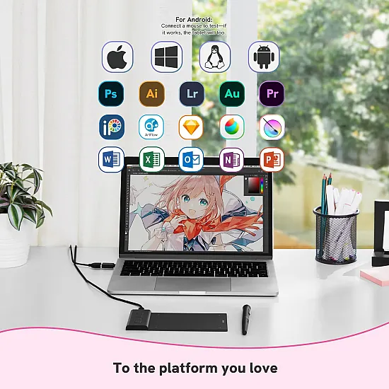 جرافيك تابلت VEIKK Pop VK430