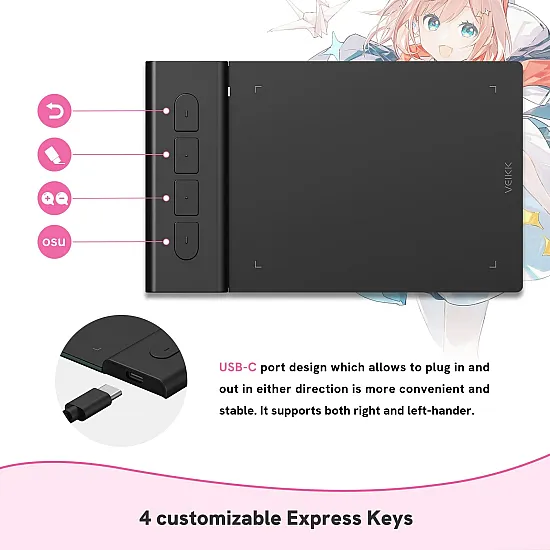 جرافيك تابلت VEIKK Pop VK430