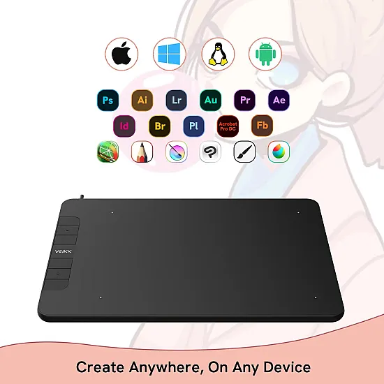 جرافيك تابلت VEIKK VK640 V2