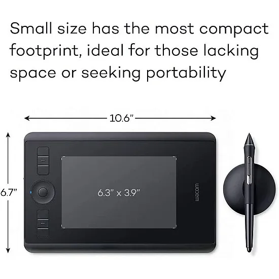 Wacom Intuos Pro Small（PTH-460） Sサイズ Wacom Intuos Pro Digital Graphic Drawing Tablet for Mac or