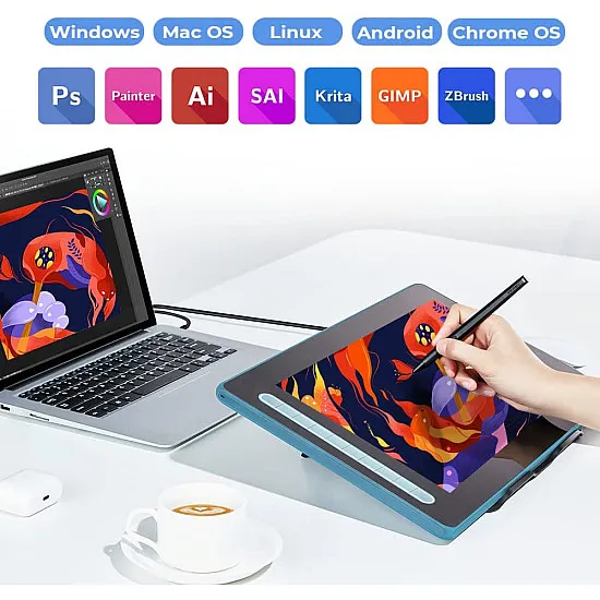 XPPen Artist 16 (2nd Gen)-Blue