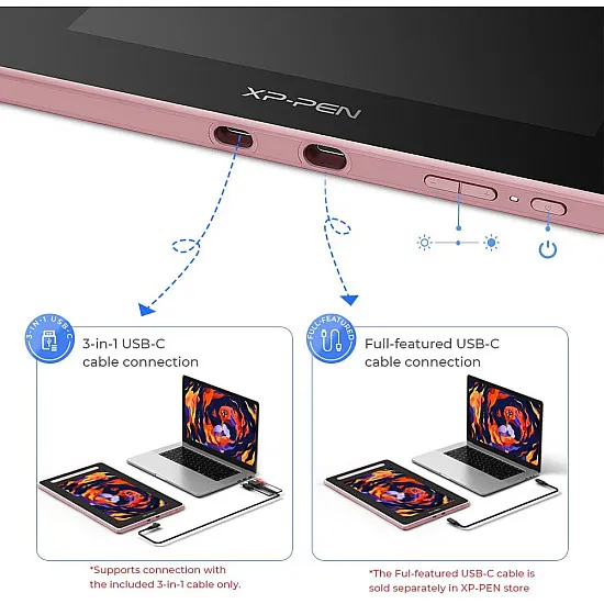 XPPen Artist 16 (2nd Gen)-Pink