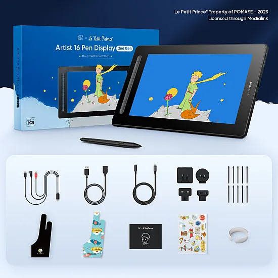 XPPen Artist 16 (2nd Gen) -  Le Petit Prince Edition