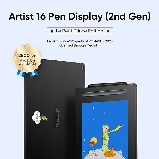 XPPen Artist 16 (2nd Gen) -  Le Petit Prince Edition