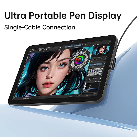 BOSTO BT-101C Pen tablet monitor - blue
