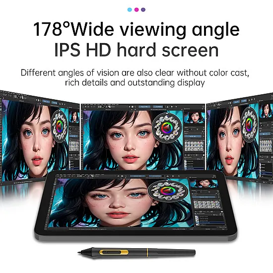 BOSTO BT-101C Pen tablet monitor - blue