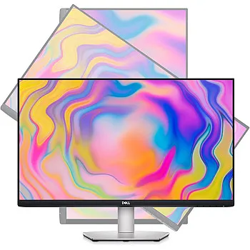 شاشة Dell 27 بوصة - UHD (3840 x 2160) 4k - USB-C  فضي بلاتيني - S2722QC