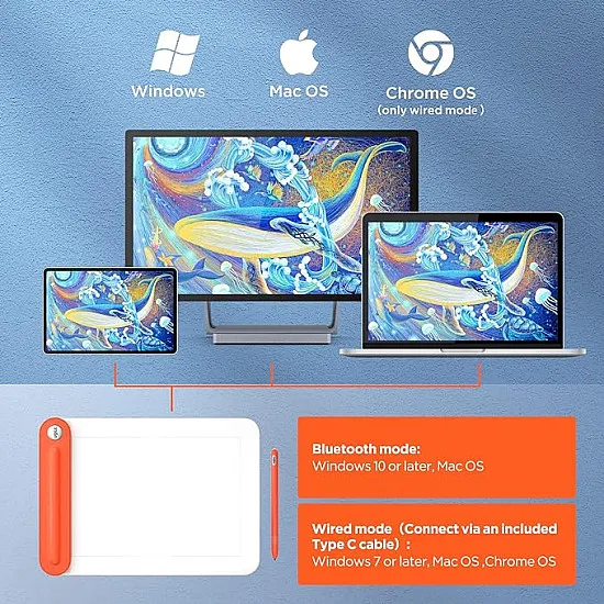 ugee 8" Bluetooth Drawing Tablet Q8W