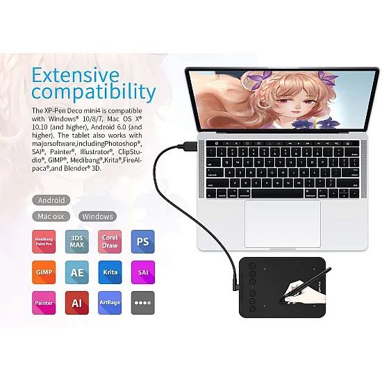 XPPen Deco mini4