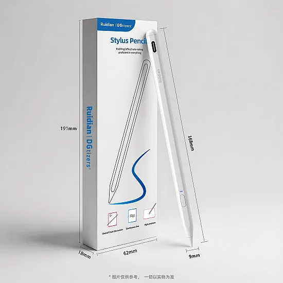 Ruidian Active Stylus Pen for iPad with 40-Hour Battery Life, and Palm Rejection - PC003
