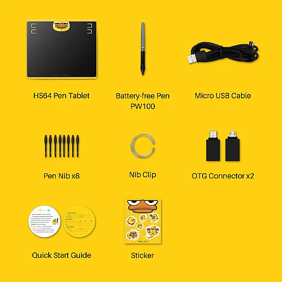 HUION HS64 Chips&Co - Special Edition