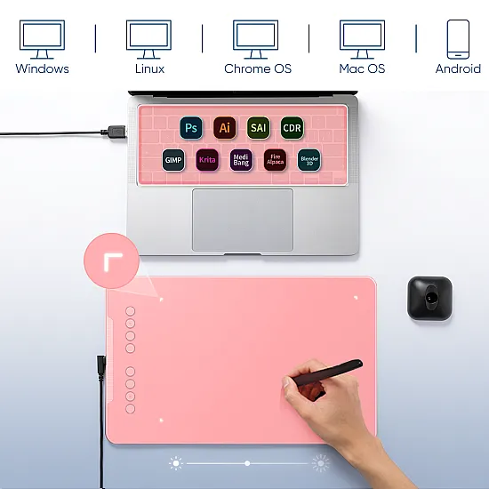 XPPen Deco 01 V2 - Pink
